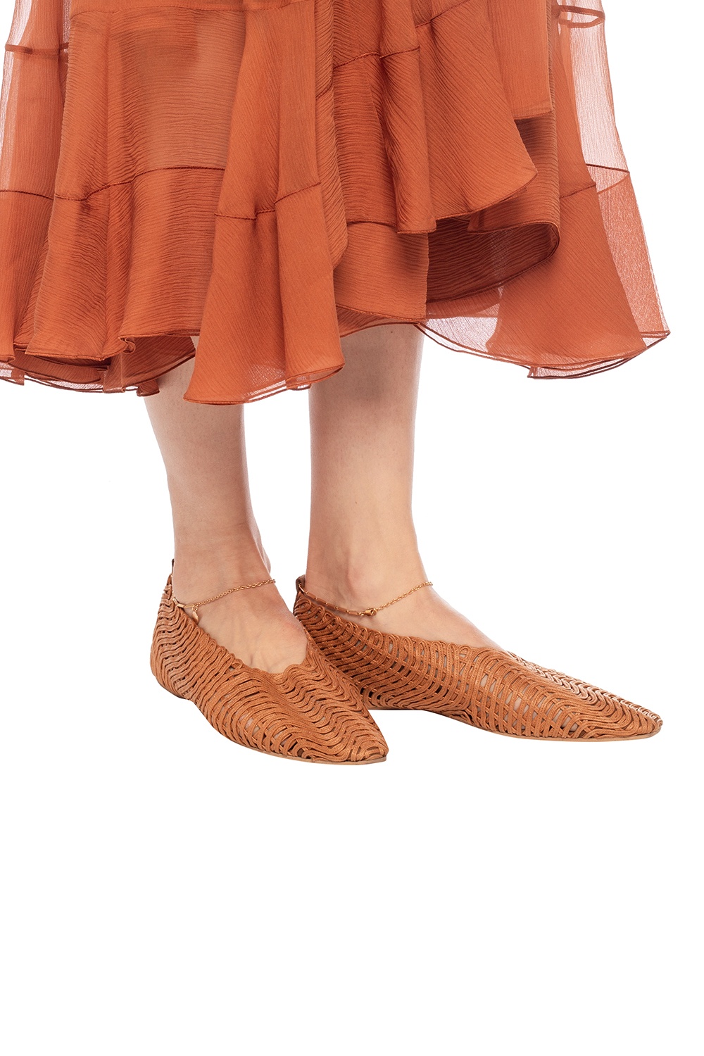 Stella mccartney 2025 woven flats